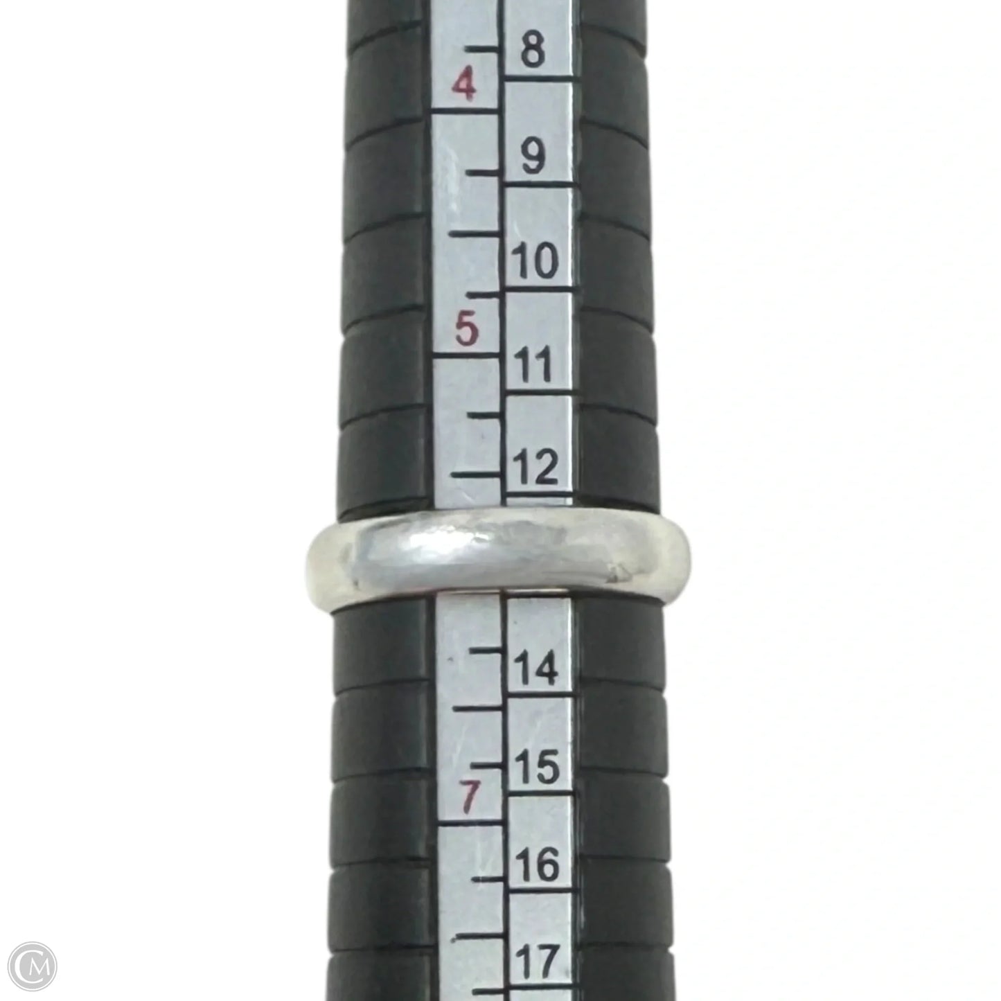 Sterling Silver & Rainbow Calsilica Ring, Size: 6