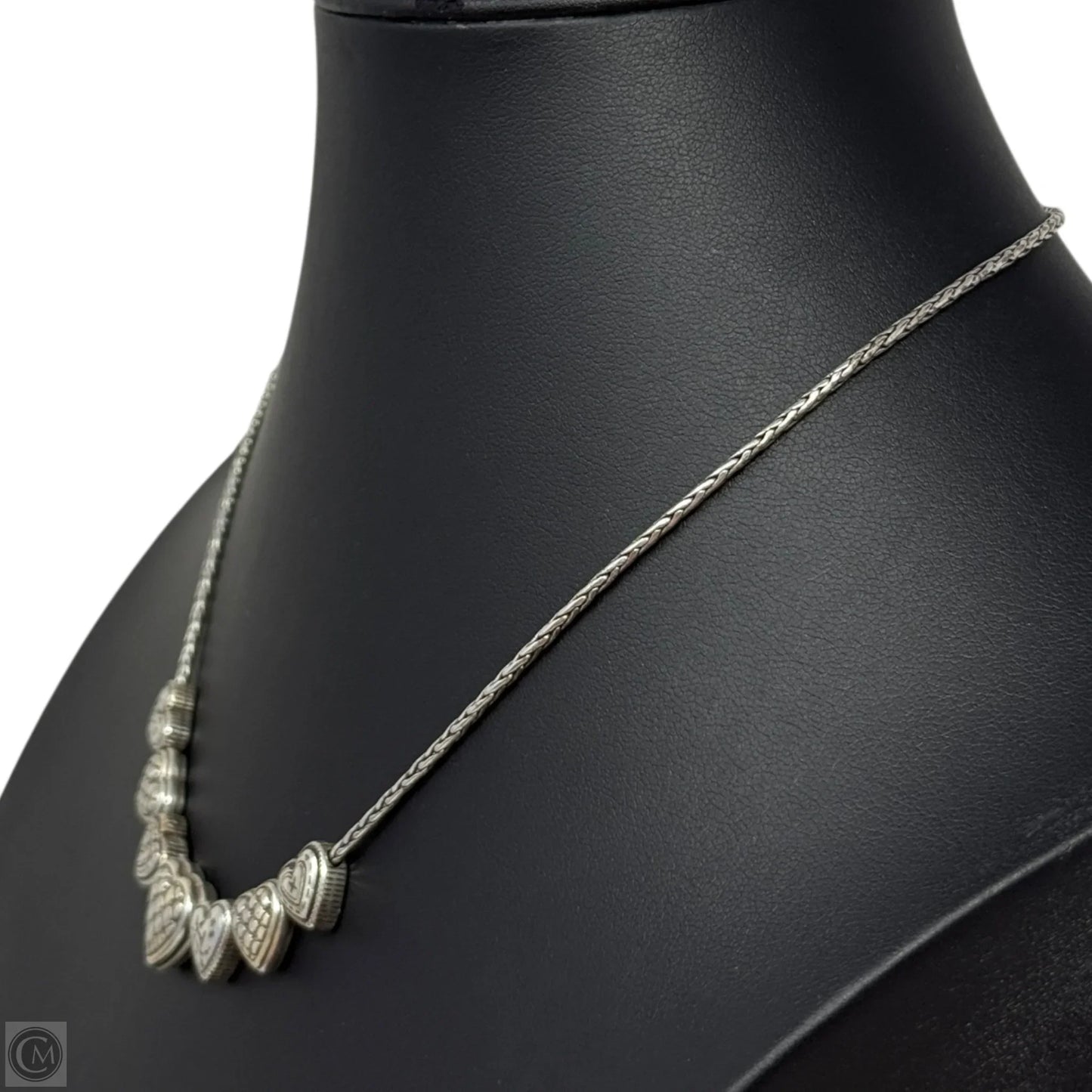 Retired Silver Plated Enchanted Hearts NecklaceBy Brighton