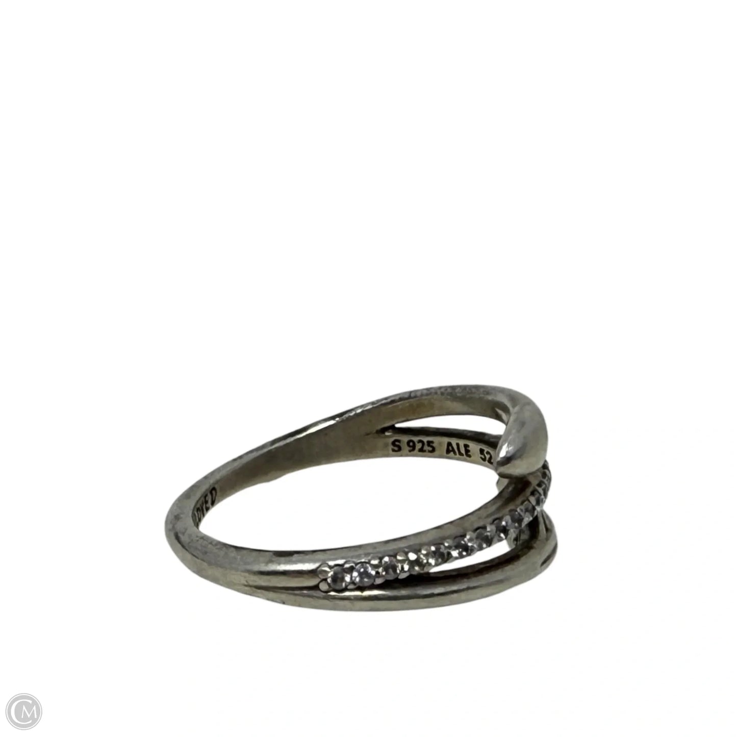 Sterling Silver & CZ Sparkling Arrow Ring By Pandora, Size: 6