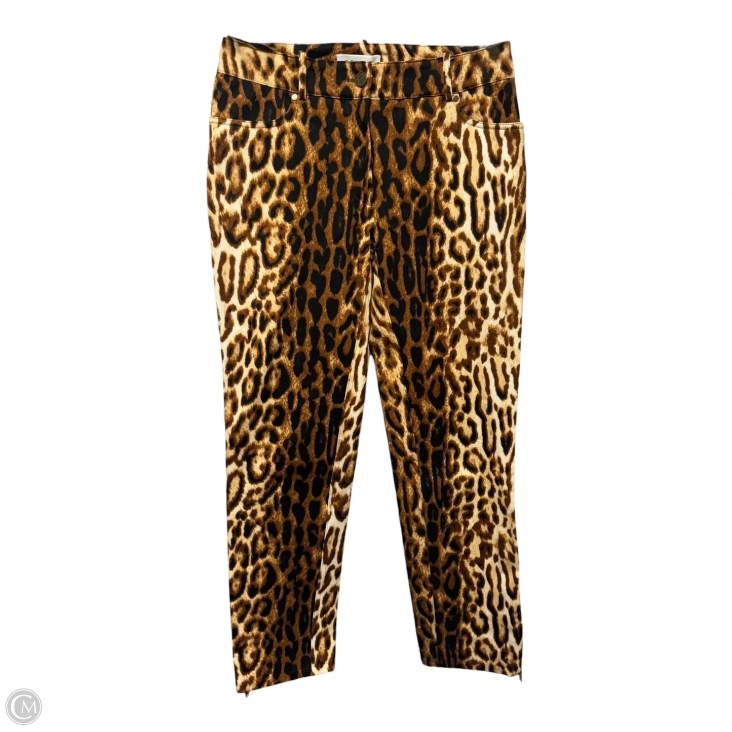Leopard Jeans Luxury Designer By Celine In Animal Print, Size: 4