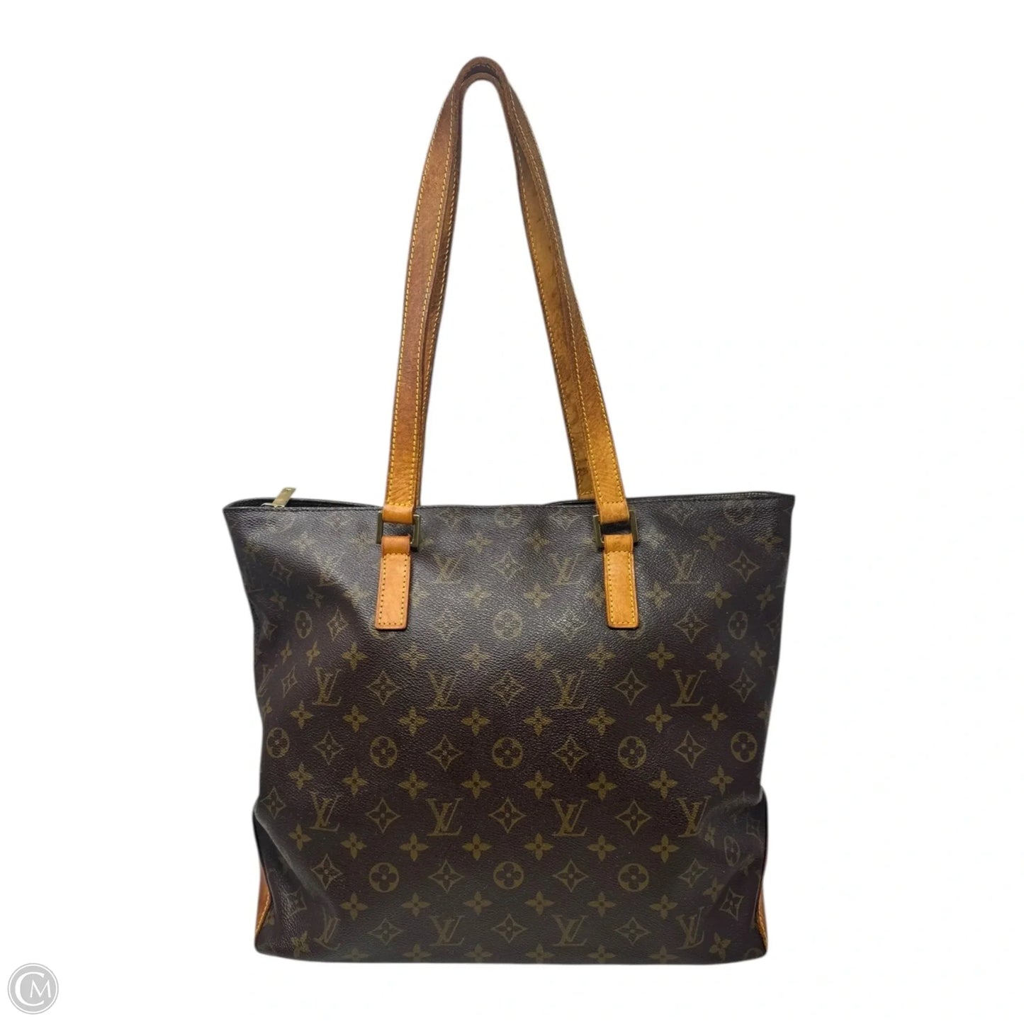 2002 Monogram Canvas Cabas Mezzo Tote Luxury Designer By Louis Vuitton, Size: Large