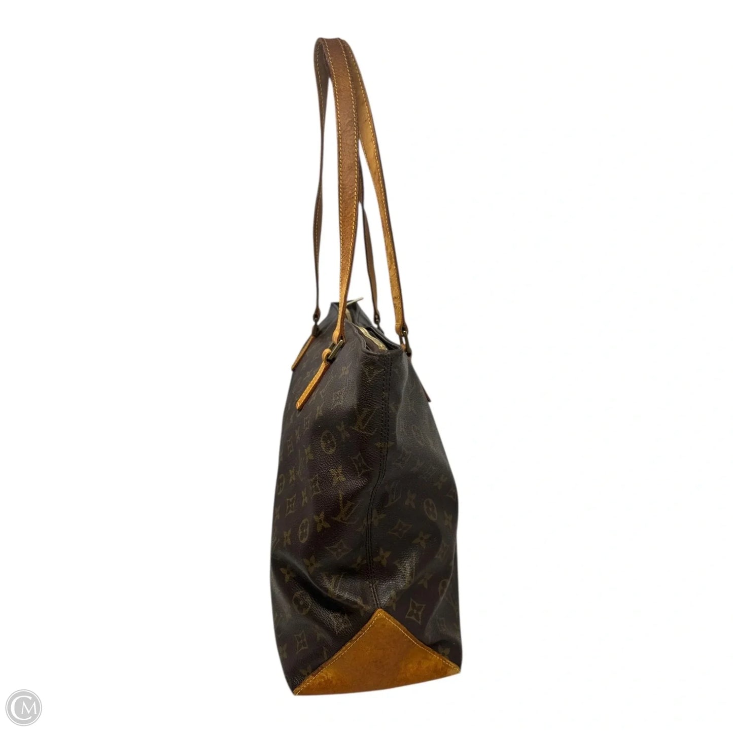 2002 Monogram Canvas Cabas Mezzo Tote Luxury Designer By Louis Vuitton, Size: Large