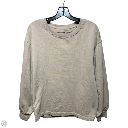 Top Long Sleeve Basic By Patagonia In Tan, Size: L