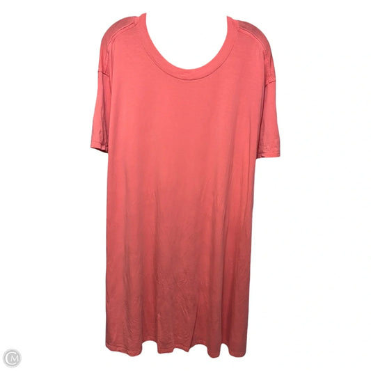 Athletic Dress By Lululemon In Peach, Size: 14