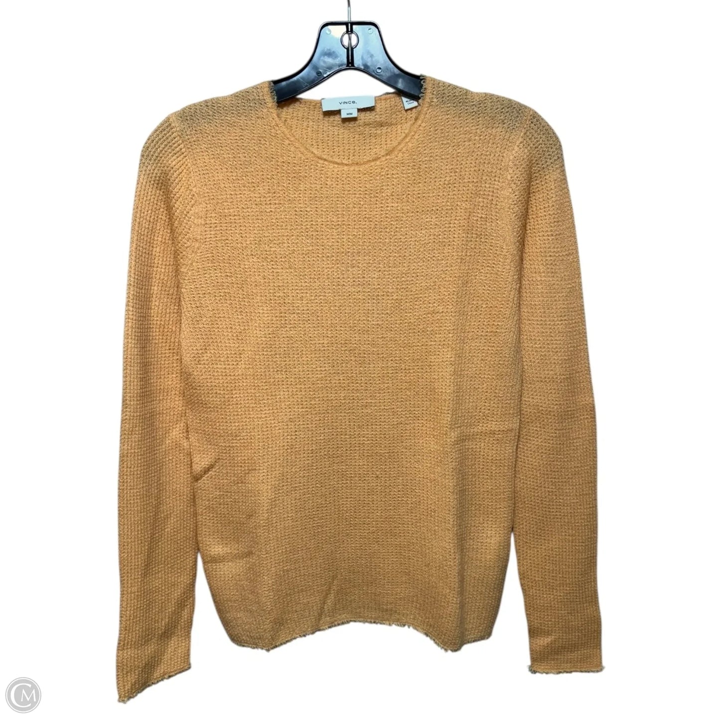 Cashmere & Silk Sweater By Vince In Orange, Size: M