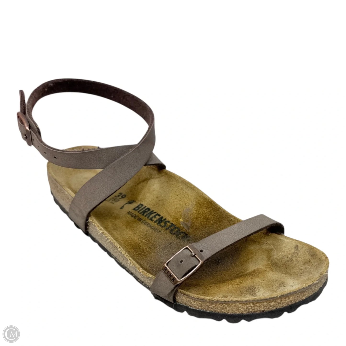 Yara Oiled Leather Habana Sandals Birkenstock In Brown, Size: 8