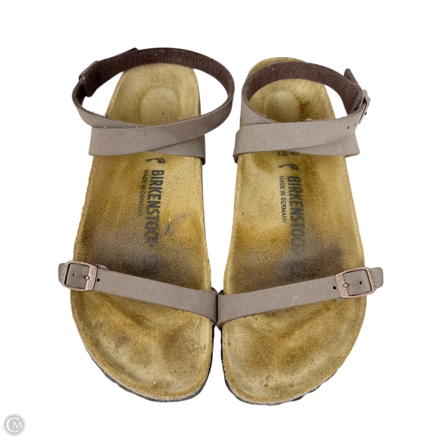 Yara Oiled Leather Habana Sandals Birkenstock In Brown, Size: 8