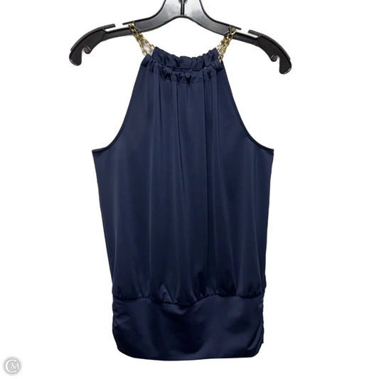 Chain Top Sleeveless Designer By Lilly Pulitzer In Navy, Size: Xs