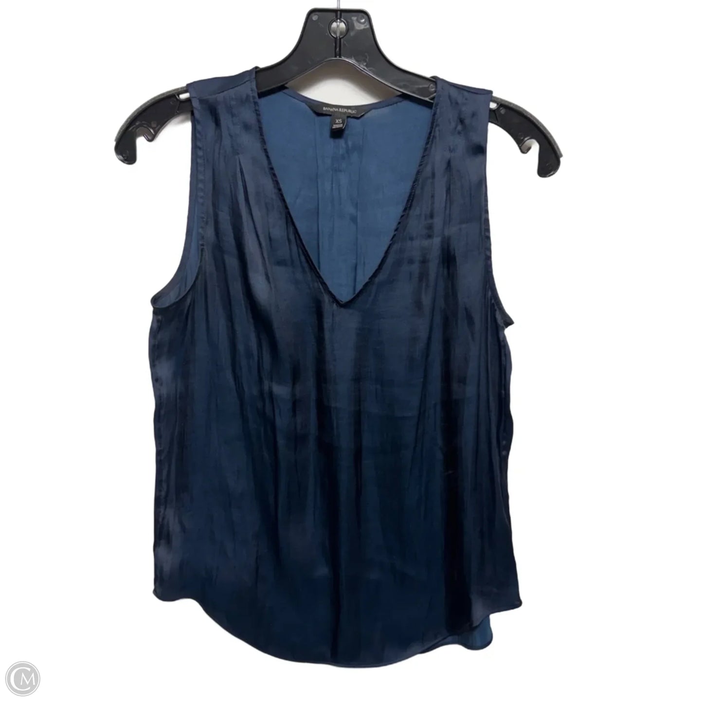 Top Sleeveless By Banana Republic In Navy, Size: Xs