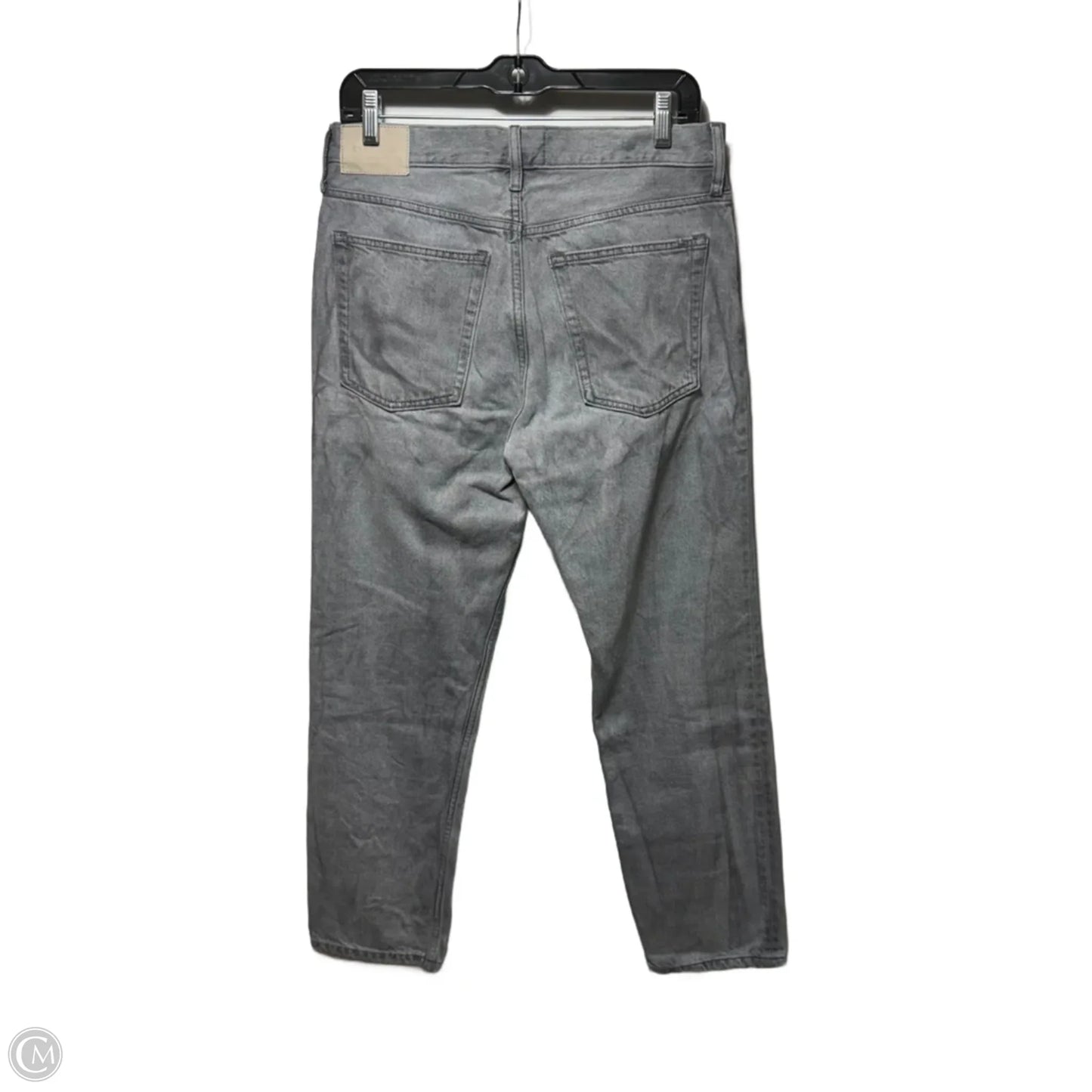 The Organic Cotton Relaxed Straight Jean By Everlane In Grey, Size: 4/27