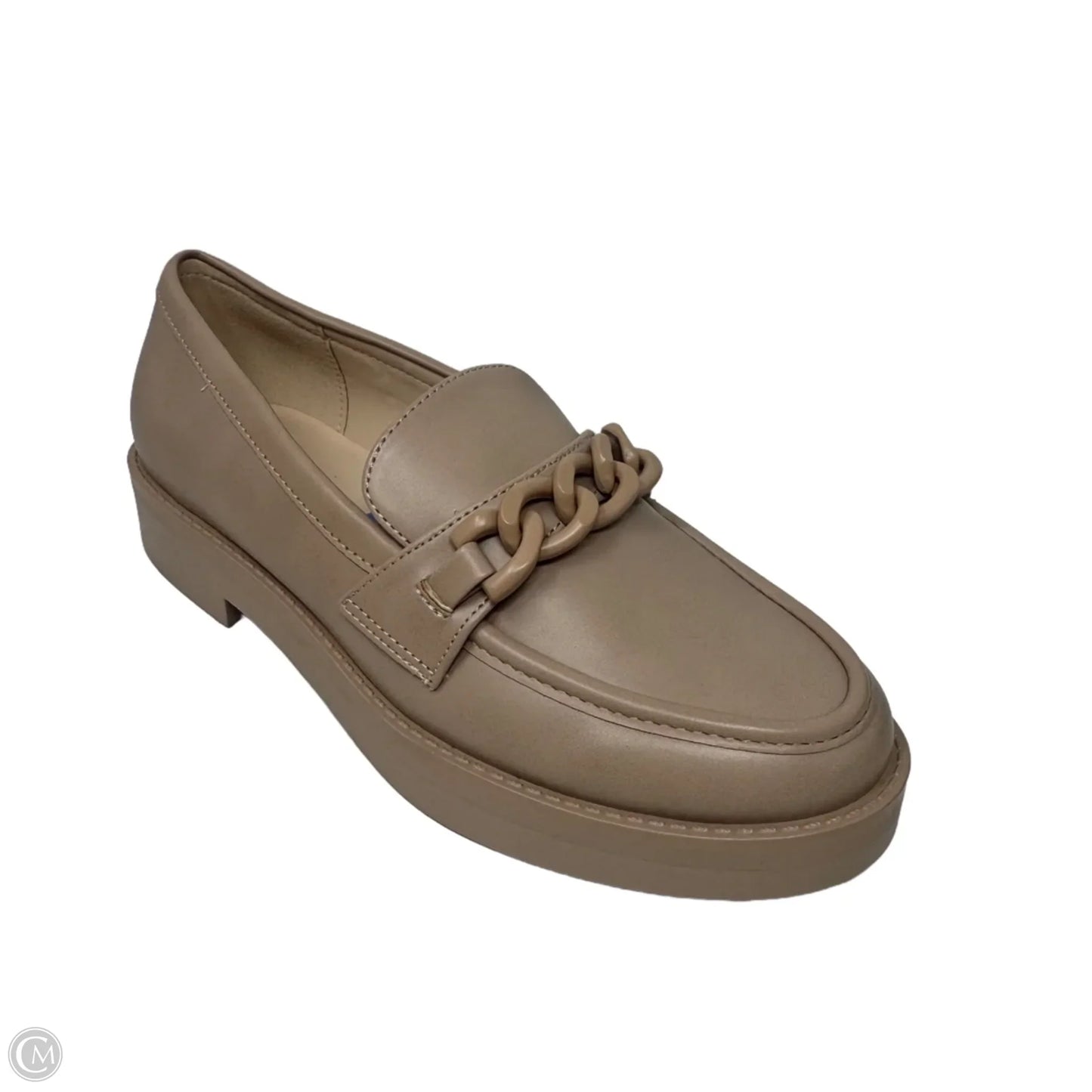 Chain Loafer Shoes Flats By Marc Fisher In Tan, Size: 6.5