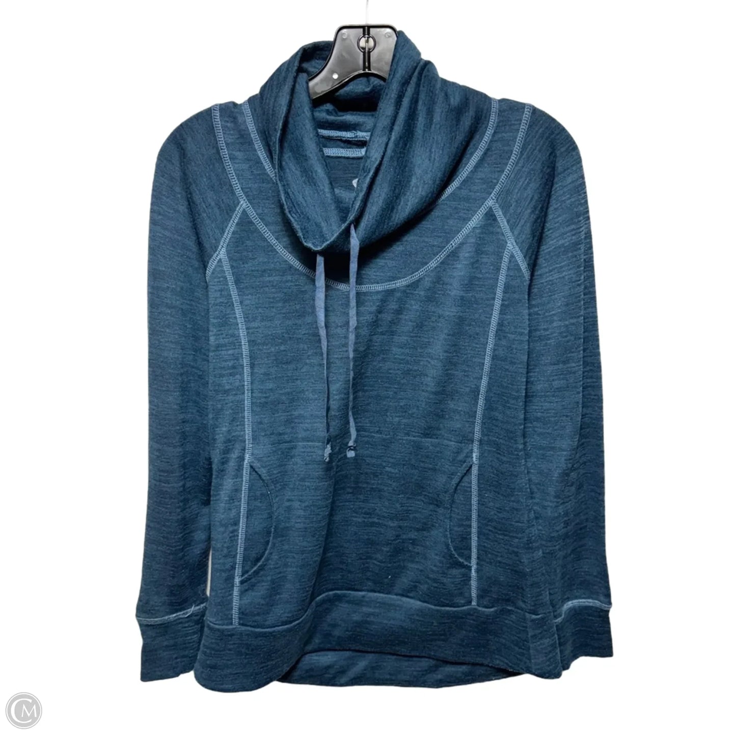 Athletic Top Long Sleeve Collar By Kuhl In Blue, Size: S