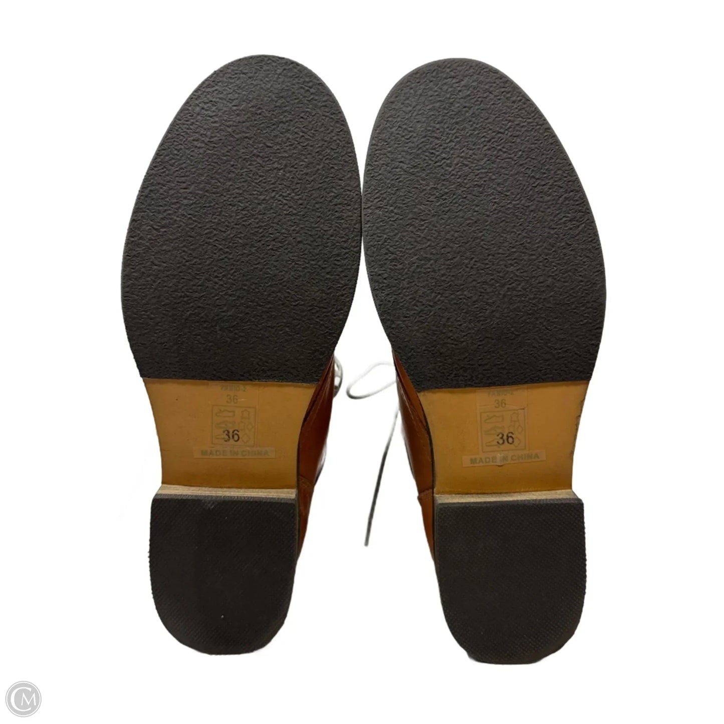 Fabio Wrap Lace Boots Ankle Flats By Chelsea Crew In Tan, Size: 6