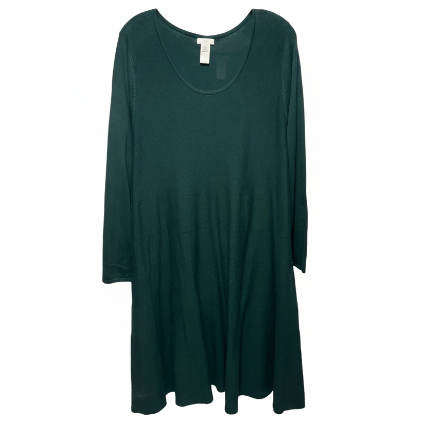 Dress Sweater By J. Jill In Green, Size: 2X
