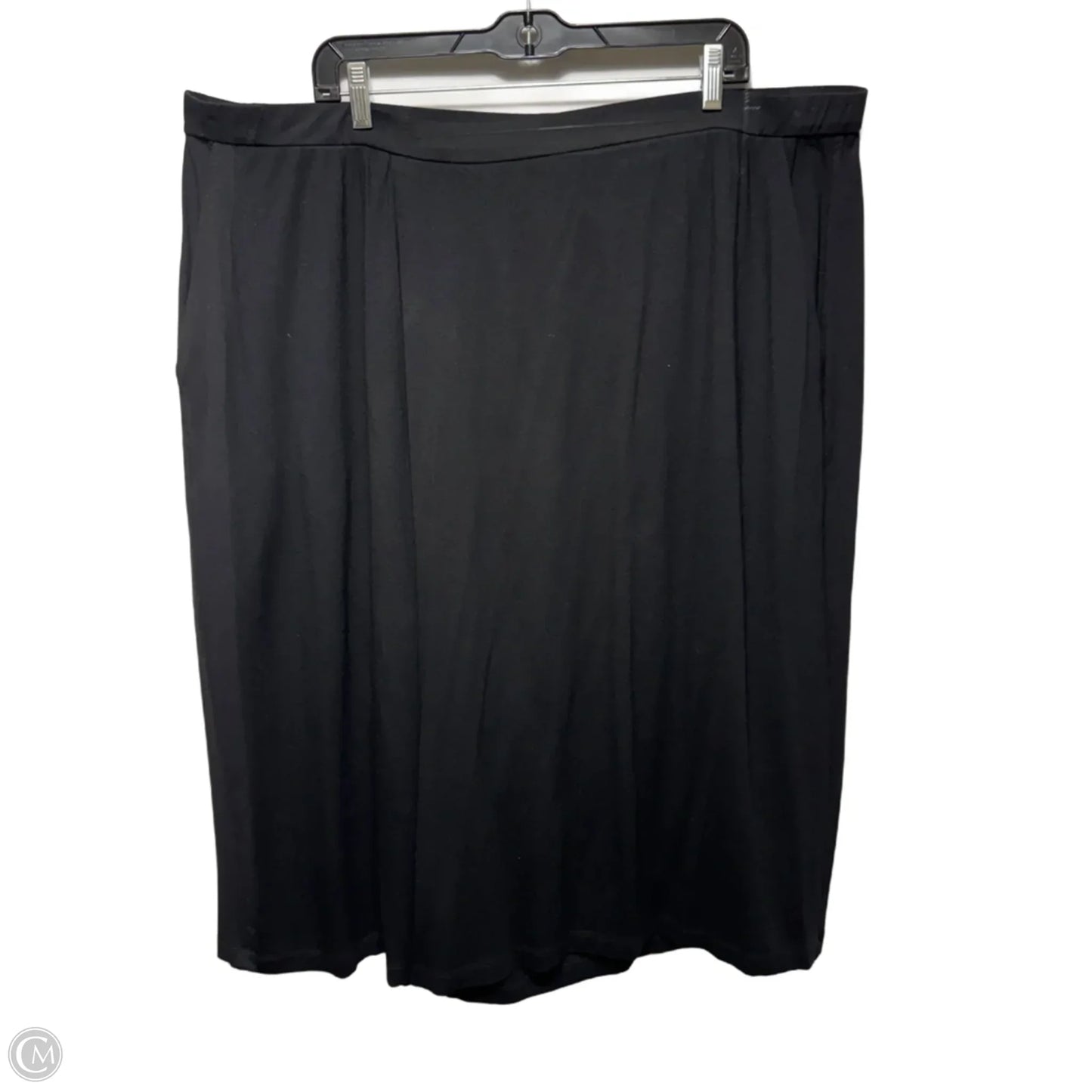 Skirt-Pants Wide Leg By Eileen Fisher In Black, Size: 3x