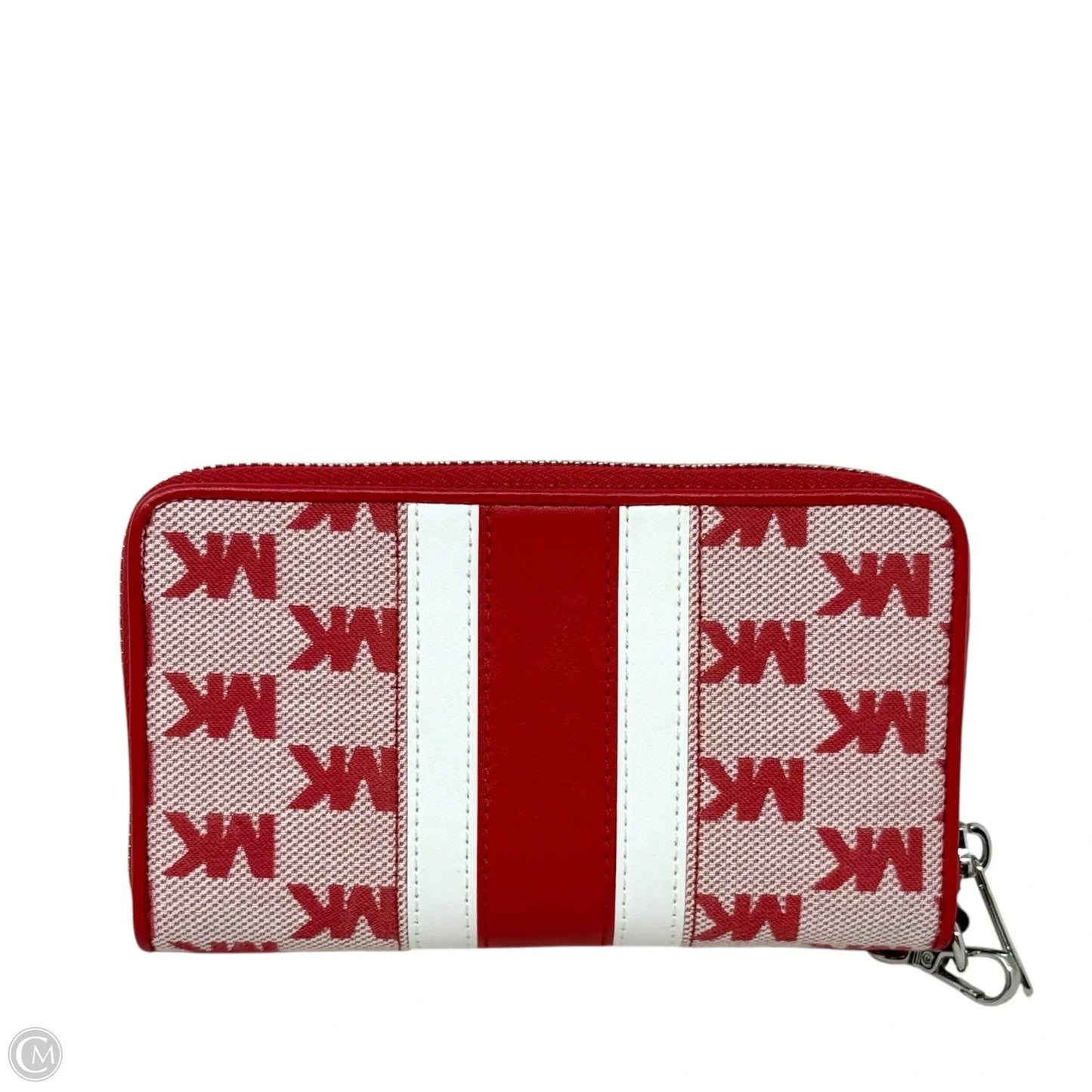 Jet Set Travel Large Striped Logo Jacquard Smartphone Wristlet By Michael By Michael Kors, Size: Medium