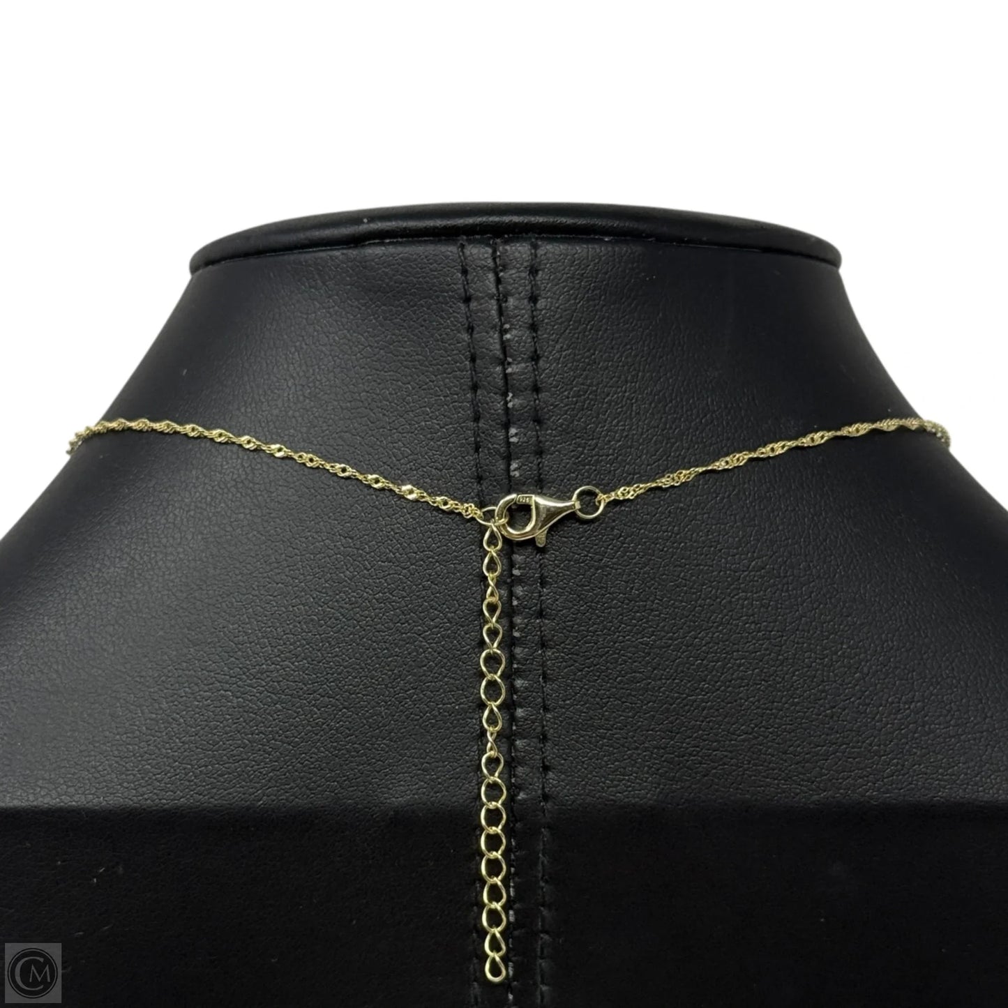 Gold Over Sterling Silver Open Heart Pendant Necklace