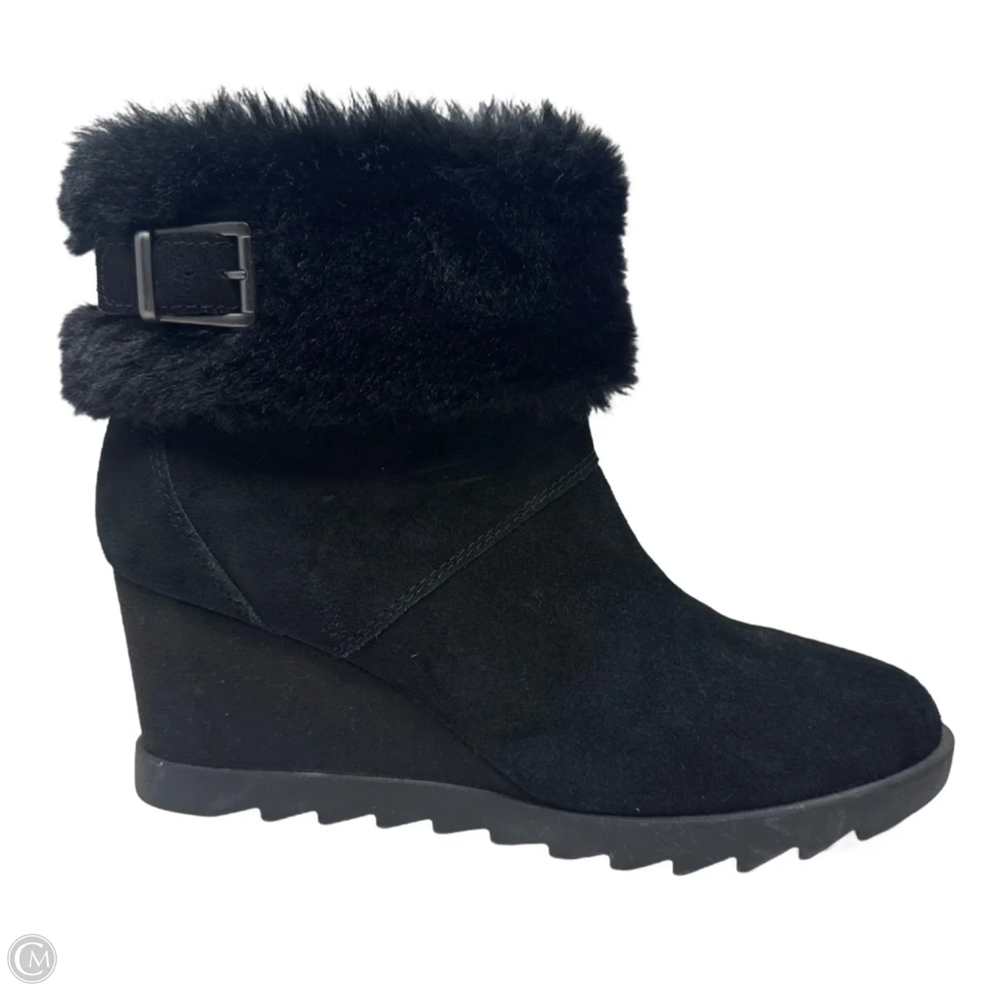 Elladine Wedge Ankle Boots By Koolaburra By Ugg In Black, Size: 9.5