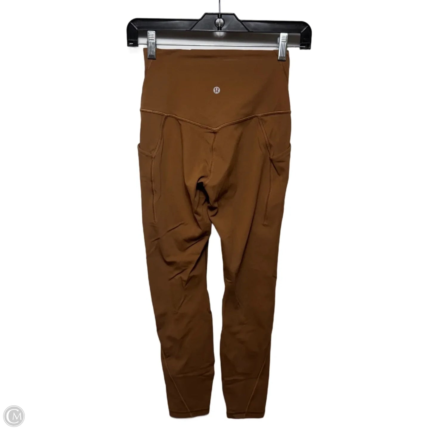 Athletic Leggings By Lululemon In Brown, Size: 4