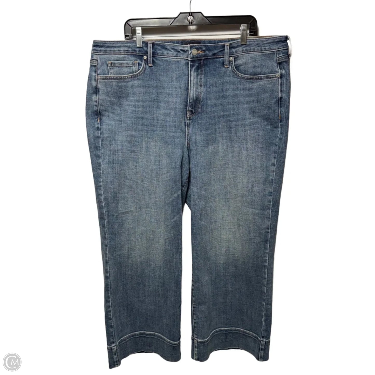 Jeans Wide Leg By Not Your Daughters Jeans In Blue Denim, Size: 18