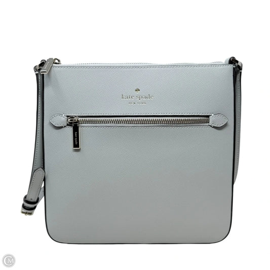 Sadie North South Crossbody In Platinum Saffiano Leather Designer By Kate Spade, Size: Small