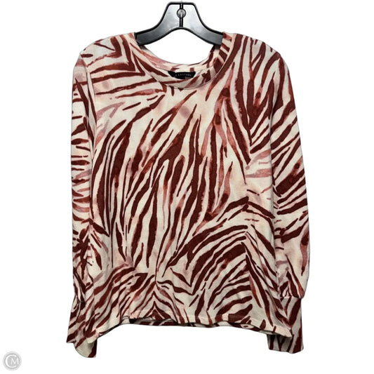 Sweater By Zac And Rachel In Zebra Print, Size: M