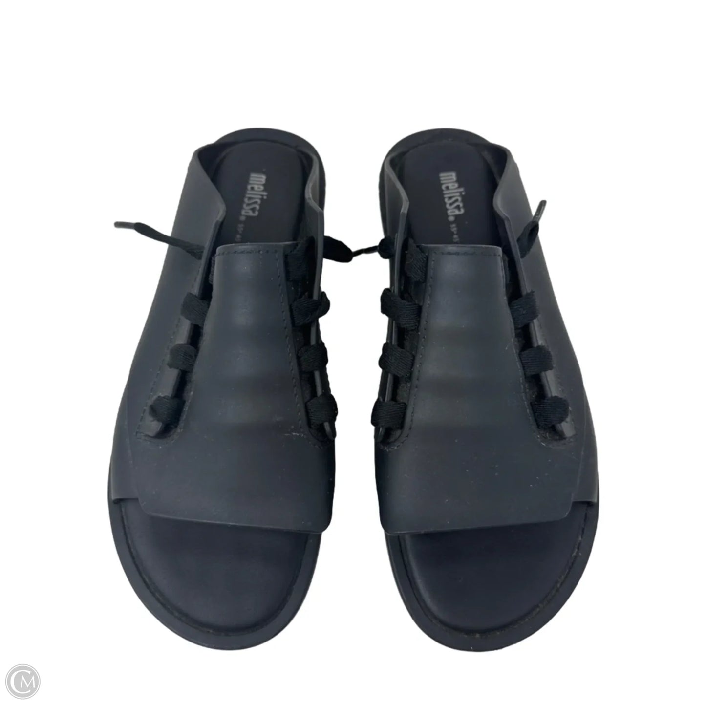 Ulitsa Slide Sandals By Melissa In Black, Size: 8