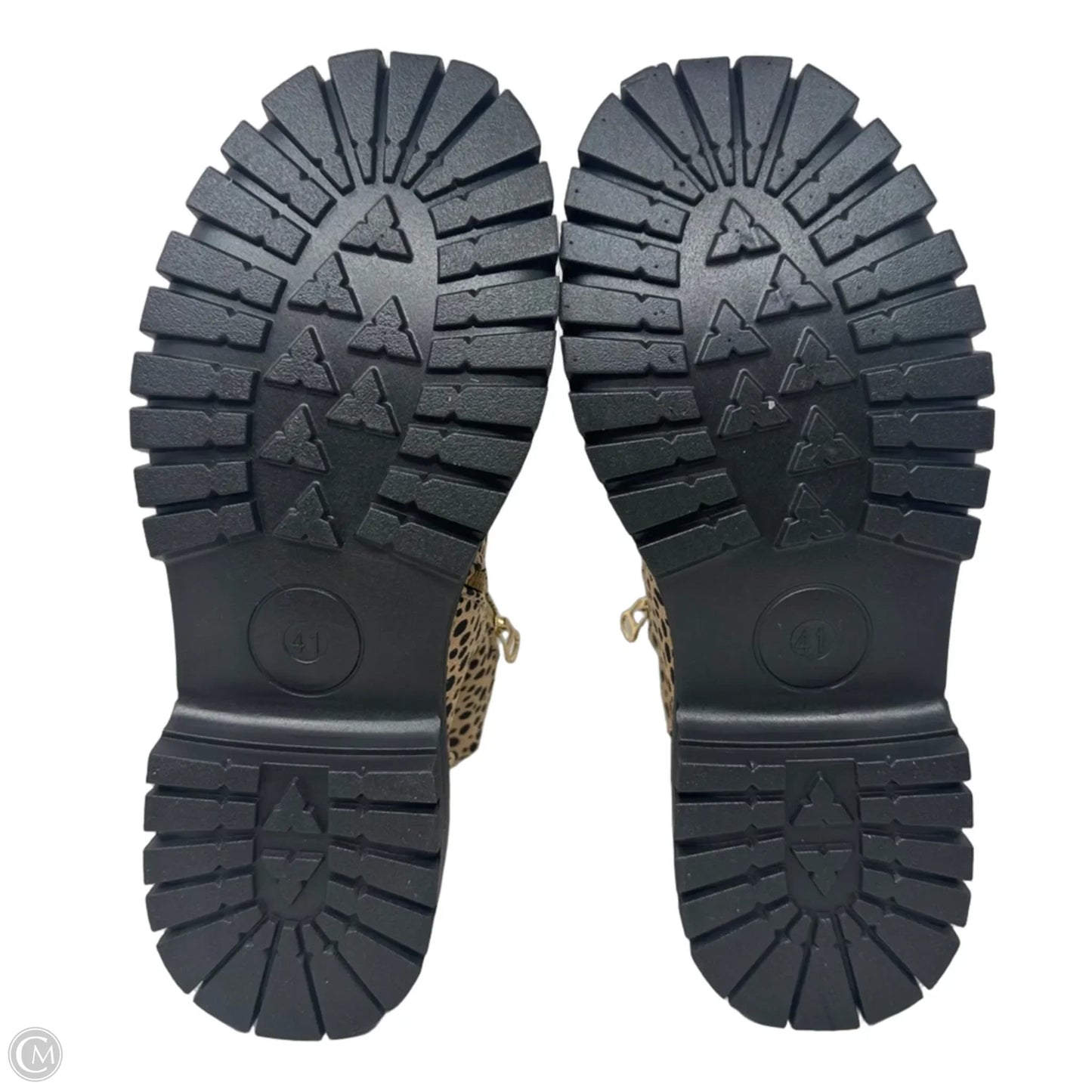 Boots Ankle Flats Unbranded In Animal Print, Size: 10 (41)