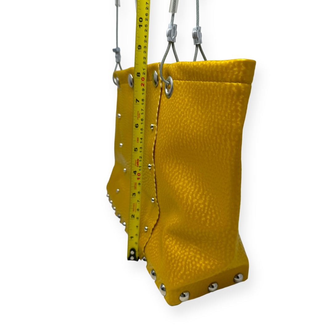 Yellow Handbag Hardware By Renee, Size Medium