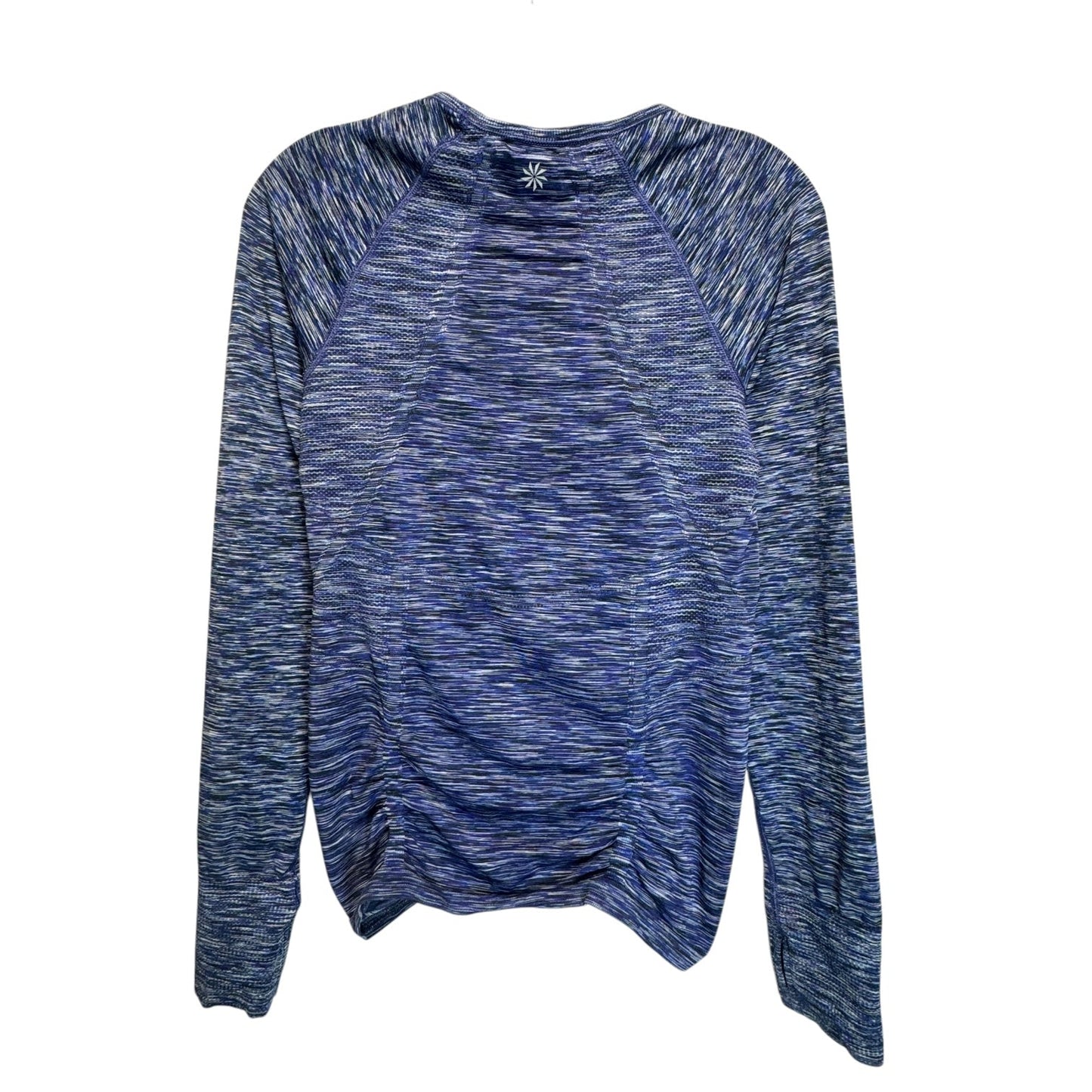 Athletic Top Long Sleeve Collar By Athleta In Blue, Size: S