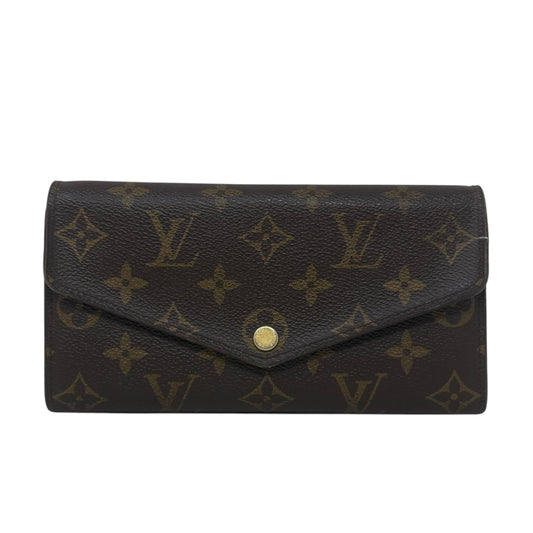 Sarah Wallet Luxury Designer By Louis Vuitton, Size: Large