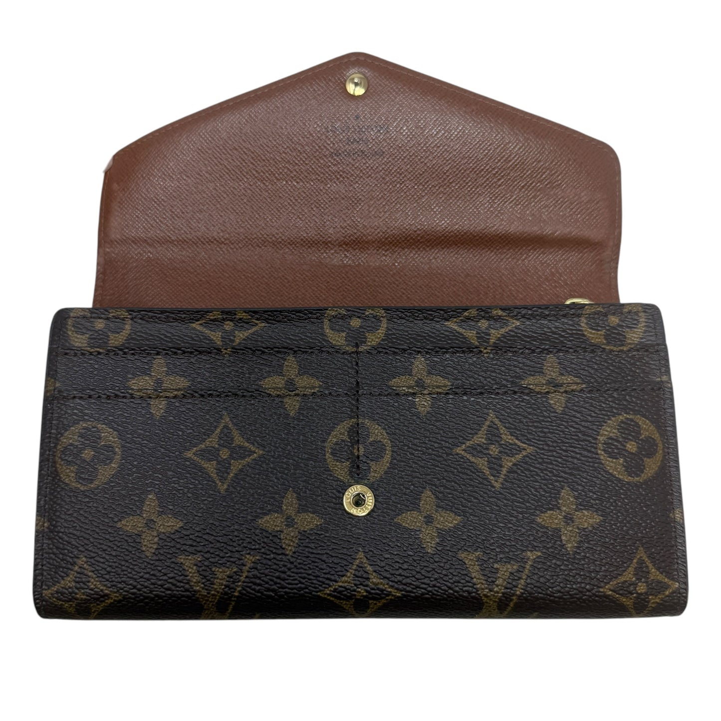 Sarah Wallet Luxury Designer By Louis Vuitton, Size: Large