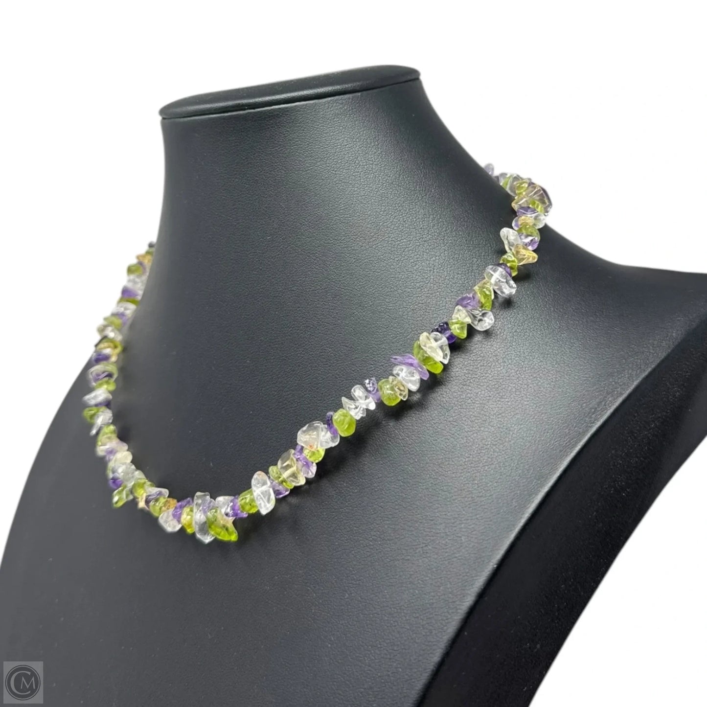 Multi-Stone Chip Beaded Necklace Unbranded