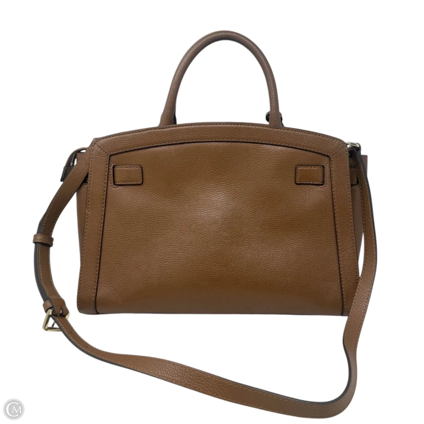 Karson Mini Satchel Bag Designer By Michael Kors Optic Luggage/Citrus, Size: Medium