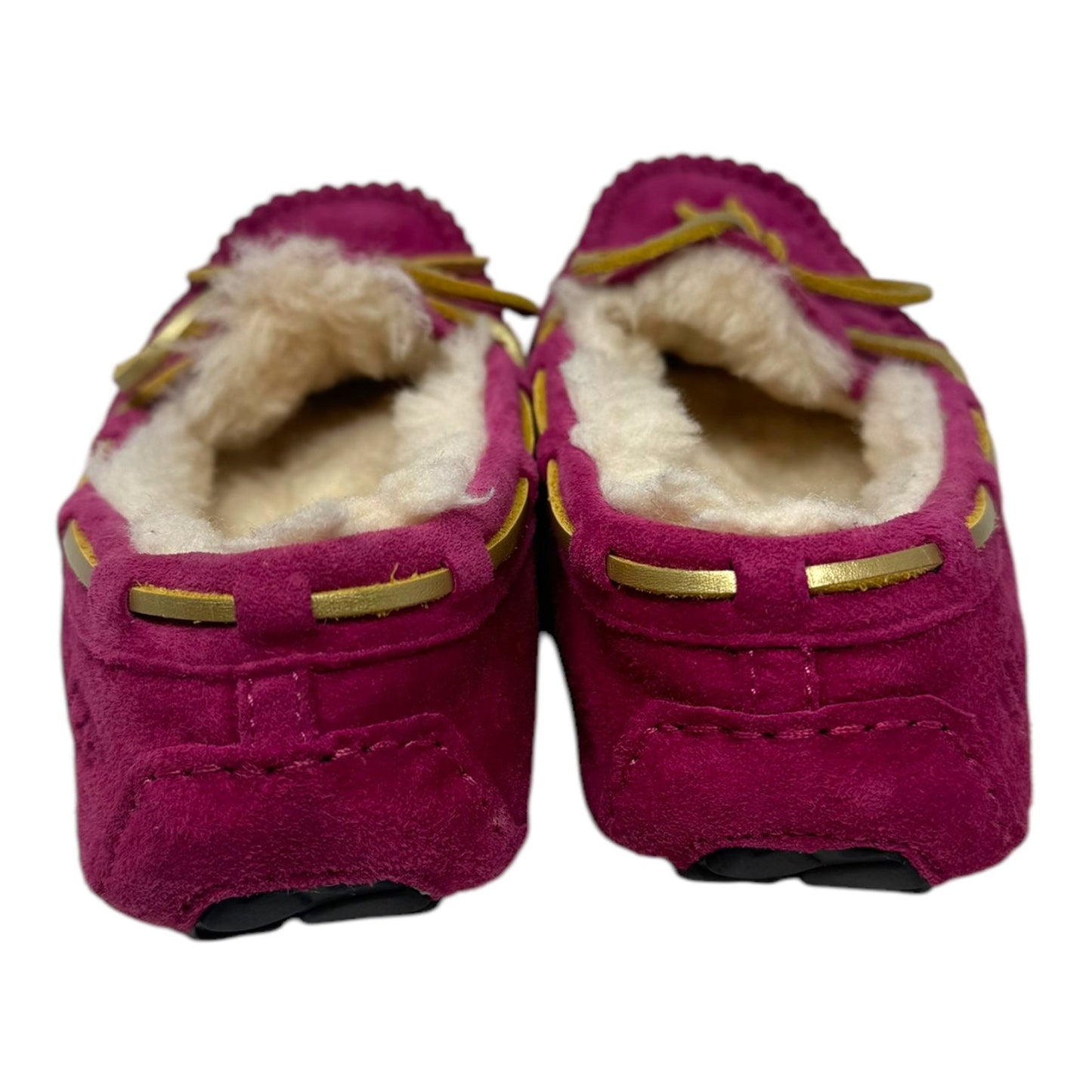 Slippers Designer By Ugg In Pink, Size: 5