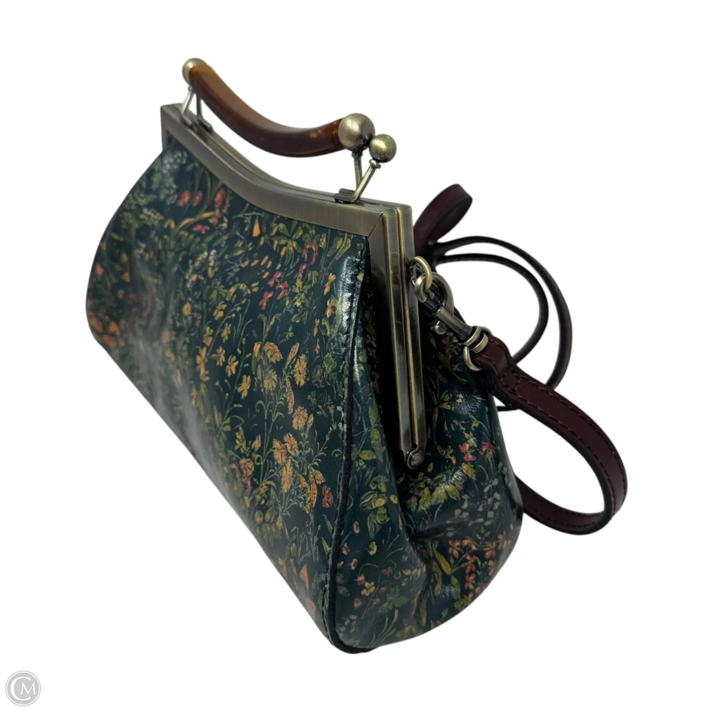 Kelmscott Frame Handbag Designer By Patricia Nash, Size: Small