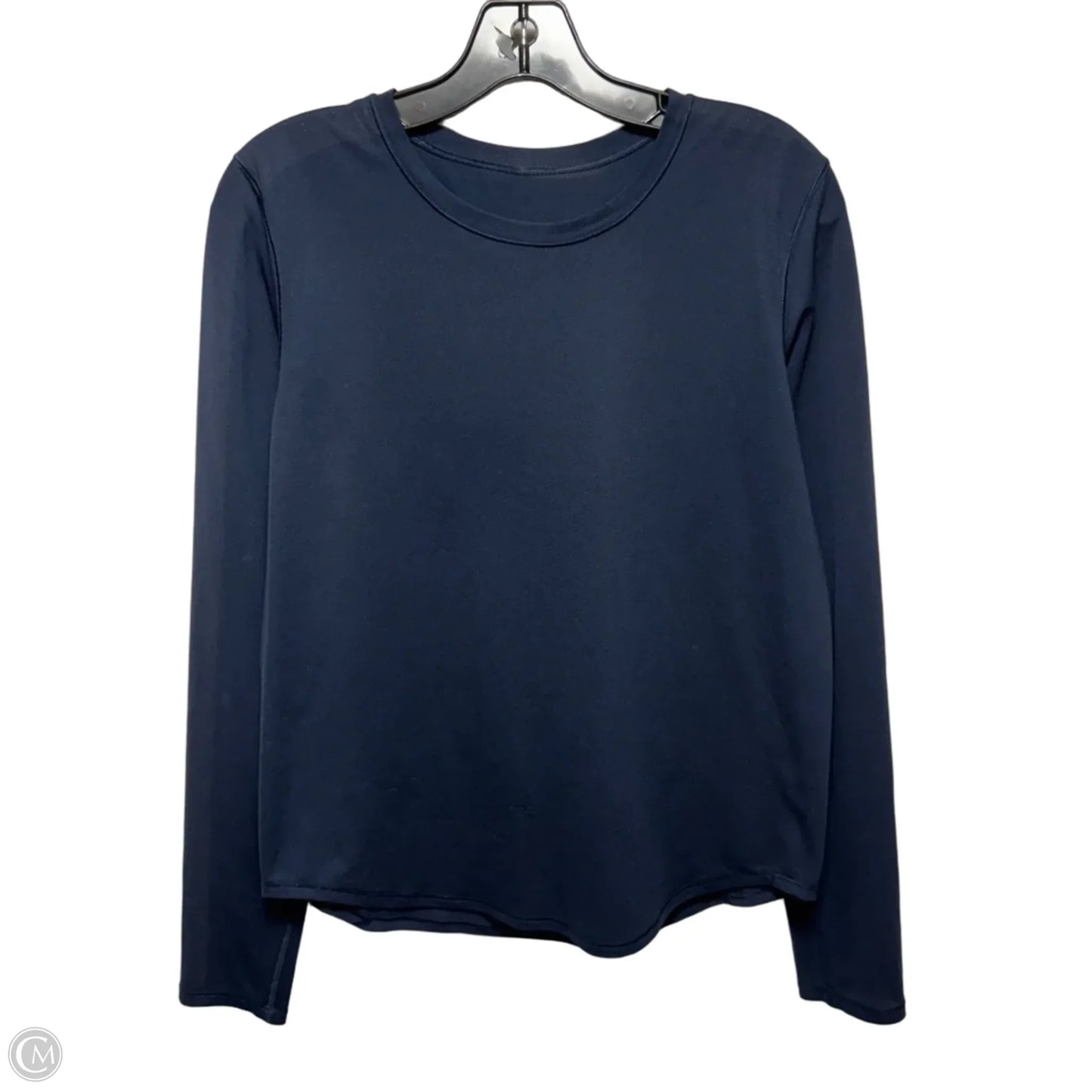 Athletic Top Long Sleeve By Lululemon In Navy, Size: S