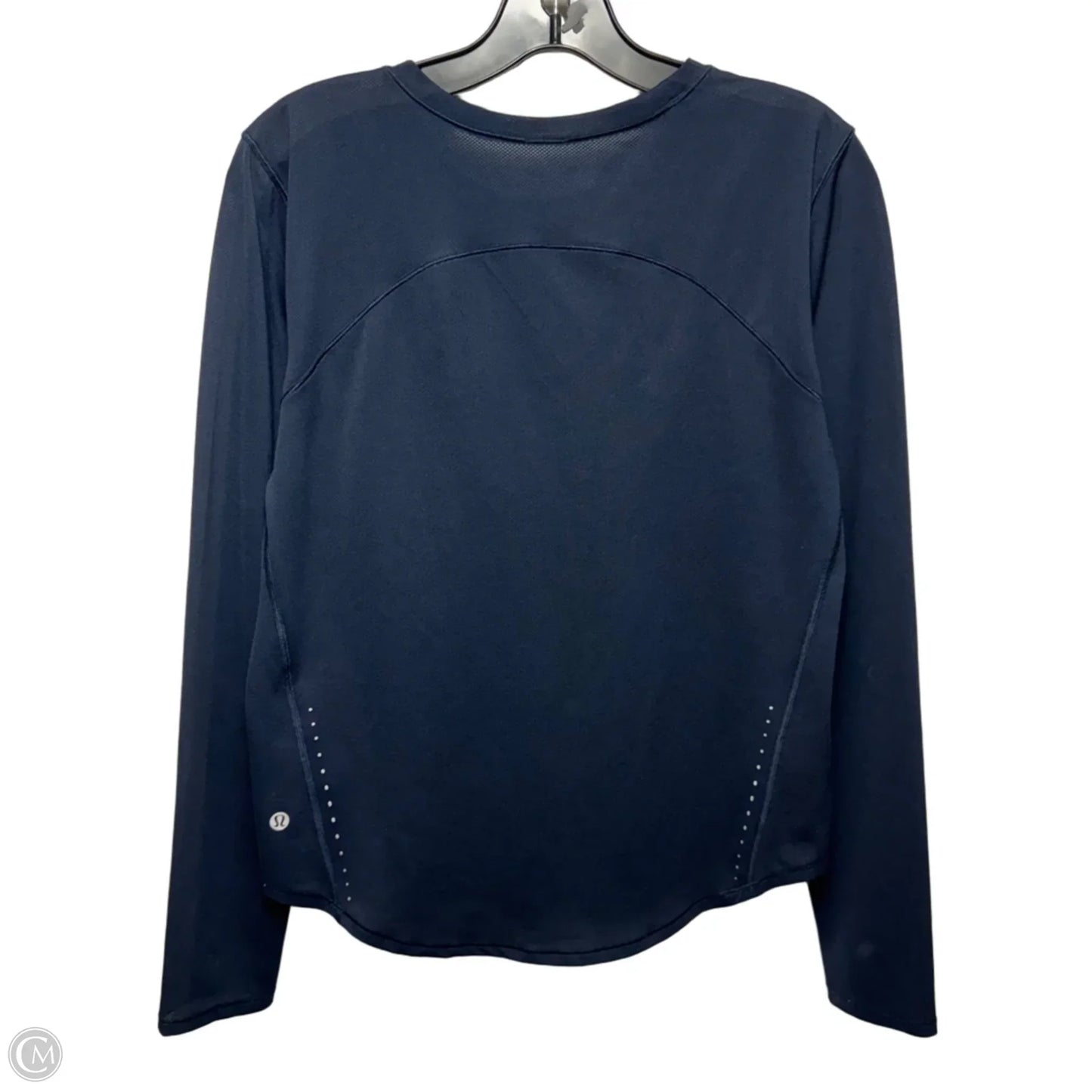 Athletic Top Long Sleeve By Lululemon In Navy, Size: S