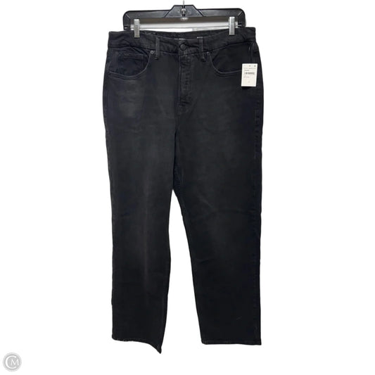 Good 90’s Relaxed Mid-Rise Relaxed Fit Dropped Crotch Jeans By Good American In Black, Size: 12/31