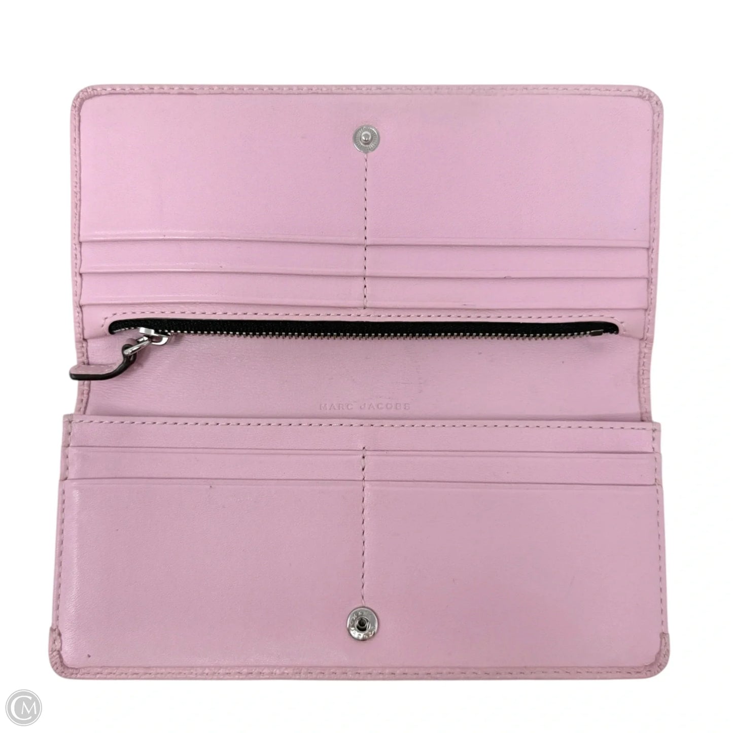 Gotham City Continental Wallet Luxury Designer By Marc Jacobs, Size: Large