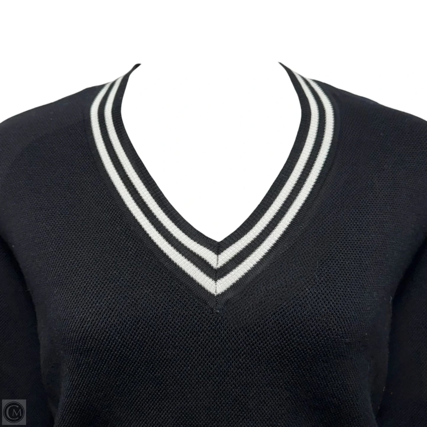 Knit Sweater & Skirt Set By House Of Harlow In Black & White, Size: S