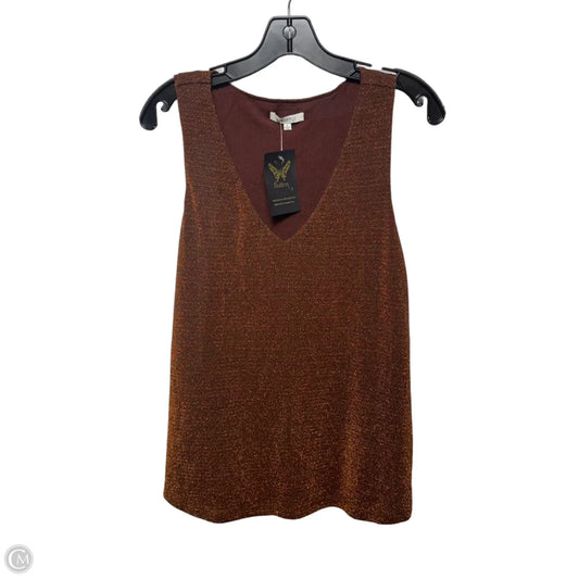 Vagabond Sparkle Tank By Z Supply In Chocolate, Size: L
