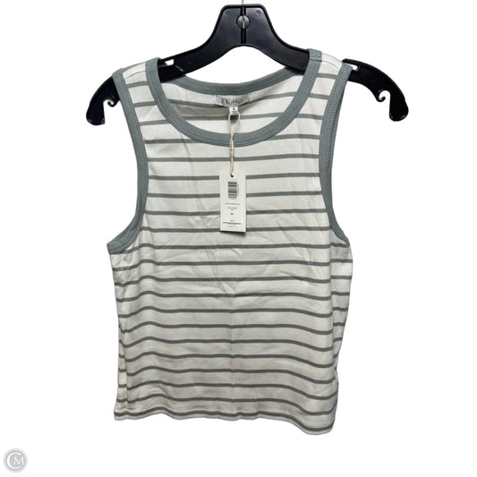 Hadley Striped Tank By Z Supply In Sage Green Striped Pattern, Size: Xl
