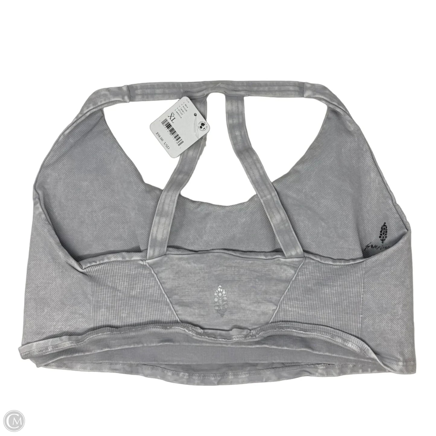 Athletic Bra By Free People In Grey, Size: Xl