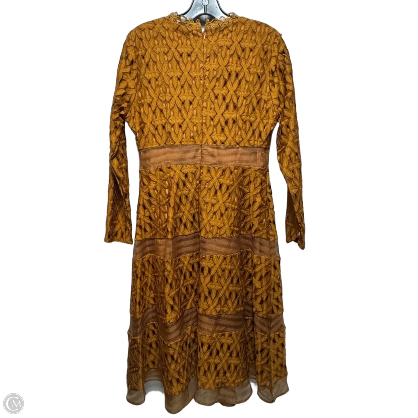 Dress Casual Short By Liang Dian Yi Lu In Orange, Size: XXL
