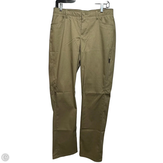 Athletic Pants By Under Armour In Green, Size: 10