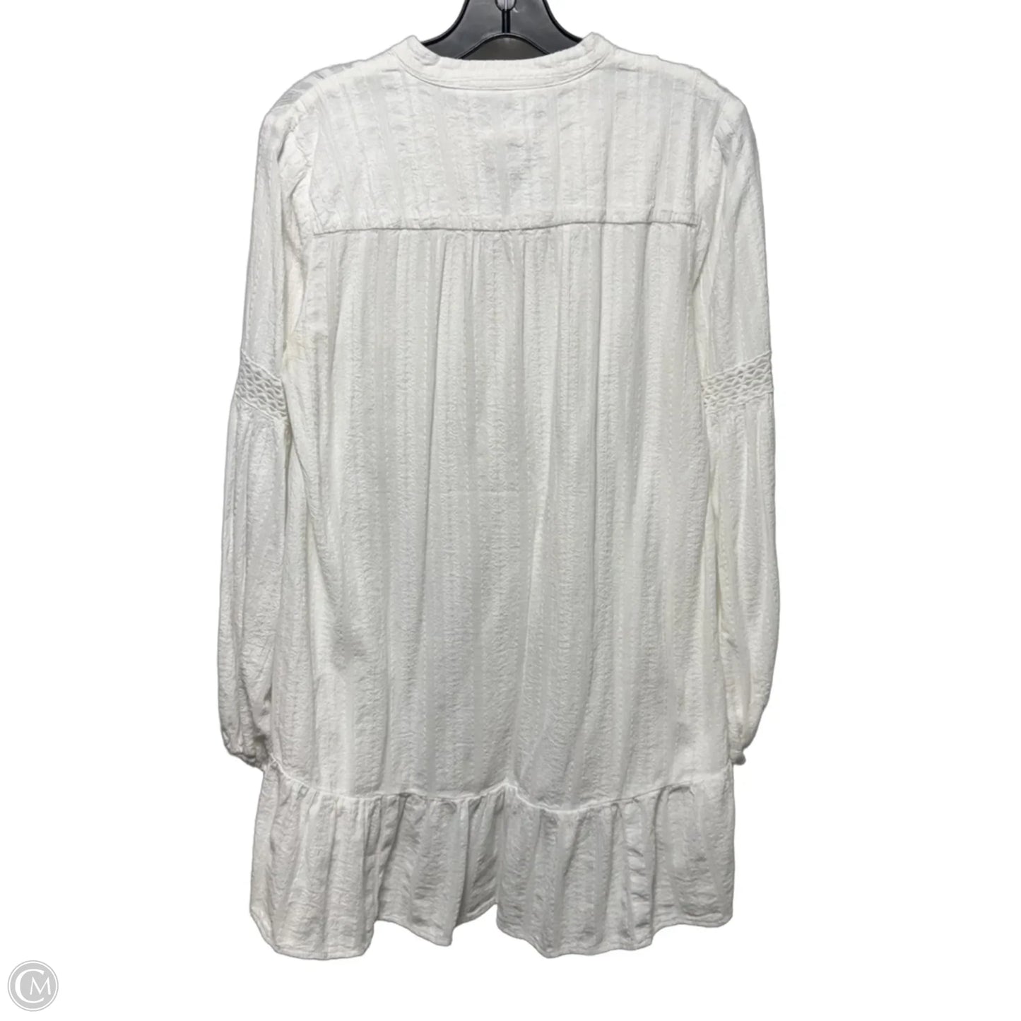 Tunic Long Sleeve By Anthropologie In White, Size: S