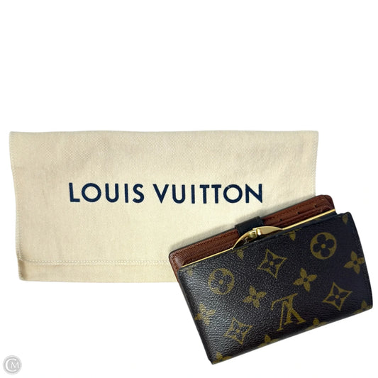 Vintage 2005 Monogram Canvas French Purse Wallet Luxury Designer By Louis Vuitton, Size: Small