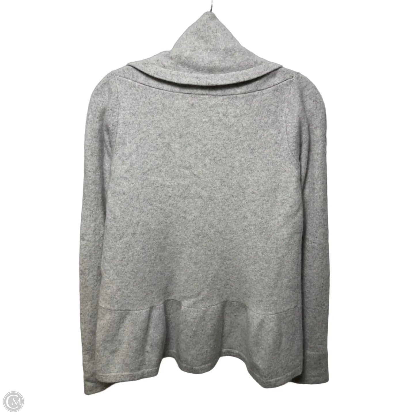 Sweater Cardigan Cashmere Designer By Lilly Pulitzer In Grey, Size: L