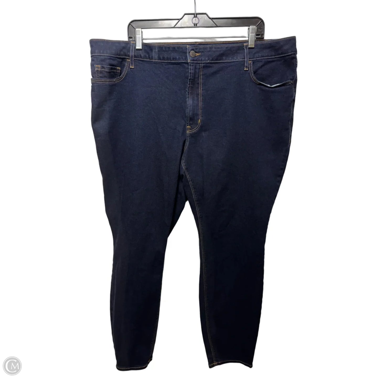 Rockstar Super Skinny Jeans By Old Navy In Blue Denim, Size: 24